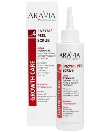 ARAVIA Enzyme Peel Scrub Scrub for scalp 150 ml - Buy Online on GoSupps.com