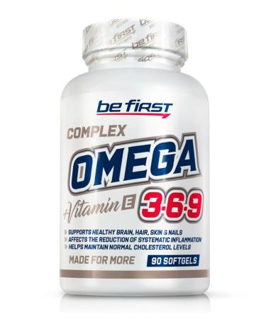 Be First Omega 3-6-9 complex 90 caps-heart and skin
