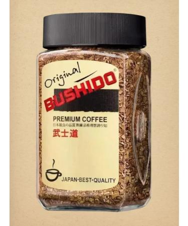 Bushido Coffee soluble sublimated Original 100g - Buy Online on GoSupps.com