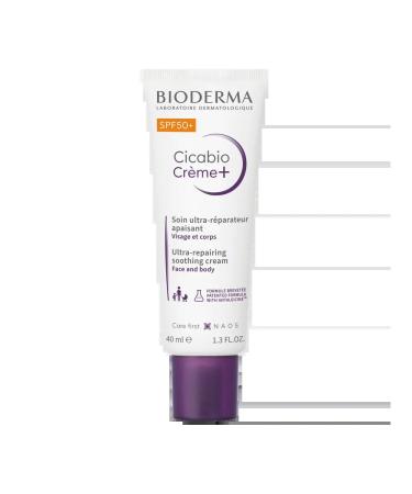 Bioderma Biooderm cicabio cream plus SPF50+ 40 ml