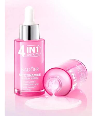 Facial serum with niacinamide 4V1 - Buy Online on GoSupps.com