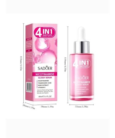 Facial serum with niacinamide 4V1 - Buy Online on GoSupps.com