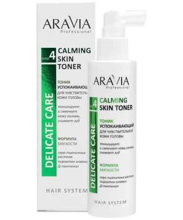 ARAVIA Calming skin toner tonic for the scalp 150 ml - Buy Online on GoSupps.com