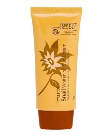 Dr Cellio Sun Cream Snail Cream Sunny with mucin Snail 70g - Buy Online on GoSupps.com