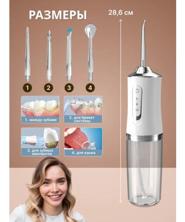 Dus Irrigator for teeth and gums powerful portable - Buy Online on GoSupps.com