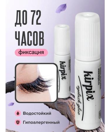 Brick Glue for overhead eyelashes transparent with a brush - Buy Online on GoSupps.com