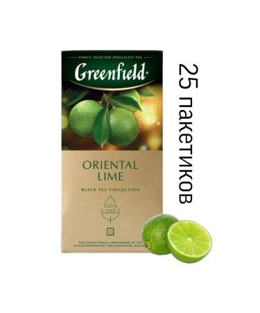 Tea Black Greenfield Oriental Lime 6 pieces - Buy Online on GoSupps.com