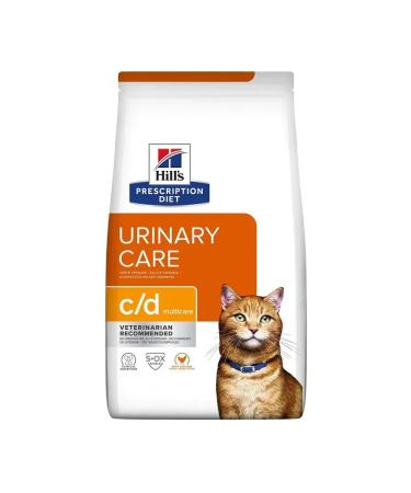 HILL'S Hills Diet for Cats Urinary C D Multicare with chicken 8 kg - Buy Online on GoSupps.com