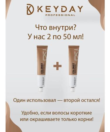 Keyday Professional Hair Color 5.00 Dark Blonde for Gray Hair 100 ml - Buy Online on GoSupps.com