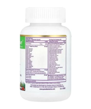 Paradise Herbs Earth's Blend zinc picoline 90 vegetarian capsules - Buy Online on GoSupps.com