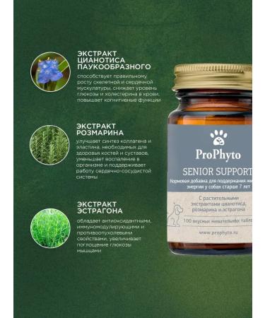 ProPhyto Profito Senor Sapport for dogs over 7 years 100 tons - Buy Online on GoSupps.com