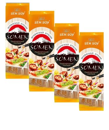 Sen Soy Premium Macarone Japanese wheat noodles Sumy- 4 pcs - Buy Online on GoSupps.com