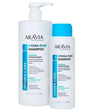 ARAVIA Hydra Pure Shampoo Hair Shampoo 1000 ml - Buy Online on GoSupps.com