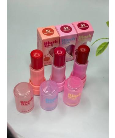 blush for the face in the stick coral 1 pc