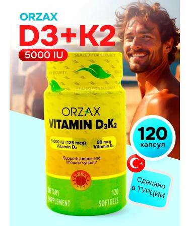 Orzax Vitamin D3 K2 T rkiye 5000