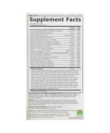 Garden of Life Multivitamins for men 30 vegan tablets - Buy Online on GoSupps.com