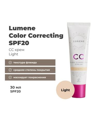 Lumene Tonal cream CC Color Correcting Cream SPF 20 tone 0.5 - Buy Online on GoSupps.com