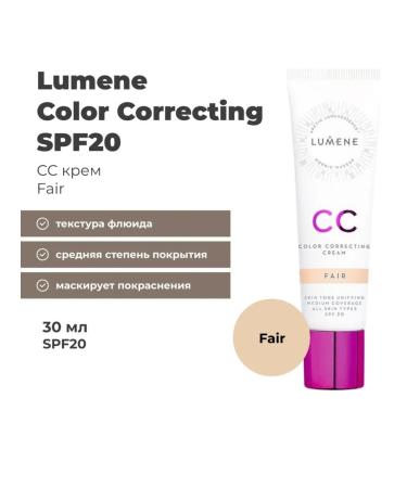Lumene Tonal cream CC Color Correcting Cream SPF 20 tone 1.5 - Buy Online on GoSupps.com