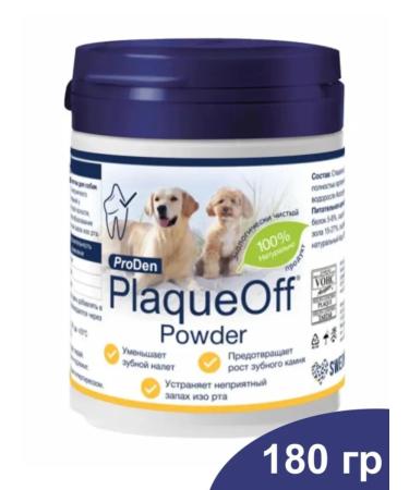 ProDen Plaqueoff Prevention of tooth stone for dogs and cats 180 g - Buy Online on GoSupps.com