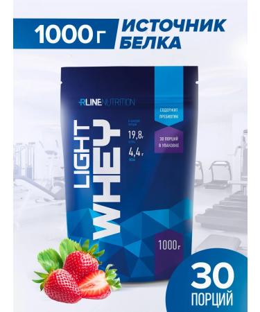 R-line Whey -coil protein RLINE LIGHT WHEY 1000 strawberries