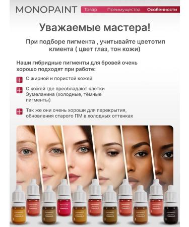 Monopaint Pigment for permanent lip makeup 3 ml - Buy Online on GoSupps.com