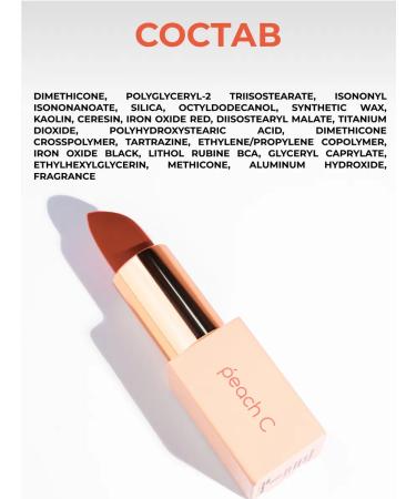 PEACH C Lipstick lip matte shade 07 Cinnamon Brick - Buy Online on GoSupps.com