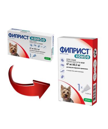 KRKA Fiprist Combo for dogs 2 - 10 kg - Buy Online on GoSupps.com