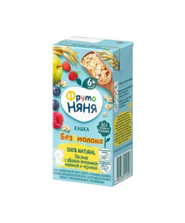 Frutonyanya Kashka Silent oatmeal apple-berry 0.2l 4pcs - Buy Online on GoSupps.com