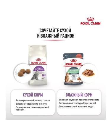 ROYAL CANIN Cat food with sensitive digestion of a sensibe 0.4 kg - Buy Online on GoSupps.com