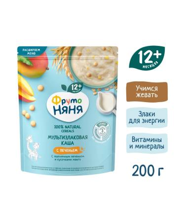 Frutonyanya Porridge Milk mango-flood from 12 months 200g 1pc