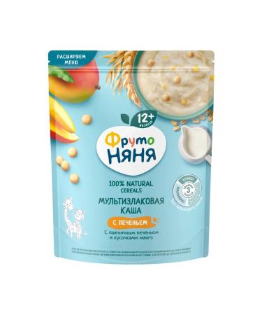 Frutonyanya Porridge Milk mango-flood from 12 months 200g 1pc - Buy Online on GoSupps.com