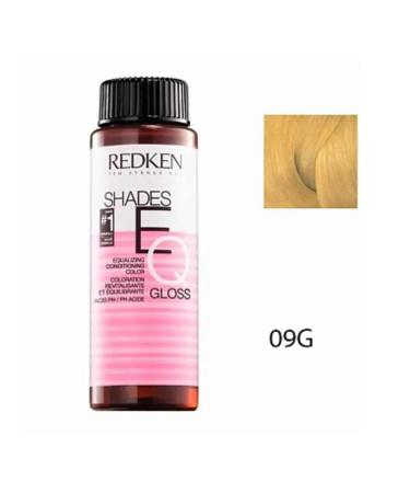 REDKEN 09g hair dye without ammonia Shades EQ Gloss 60 ml