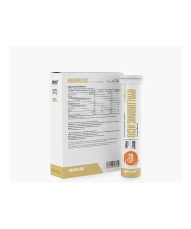maxler Hyaluronic acid with vitamin C 20 spike table orange - Buy Online on GoSupps.com