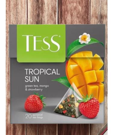 TESS Tea in pyramids Green Tropical Sun - Buy Online on GoSupps.com