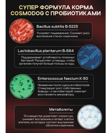 cosmodog Dry food for dogs 6 kg with a probiotic lamb - Buy Online on GoSupps.com