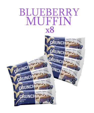 BootyBar Crunch 8 -pcstx60g protein bars Blueberry muffin