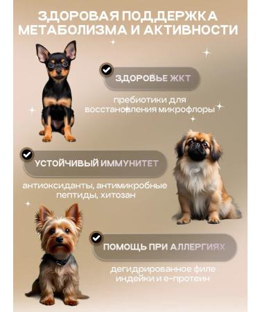 cosmodog Feed for mini dogs dry hypoallergenic with turkey 12 kg - Buy Online on GoSupps.com