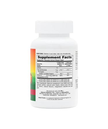 Natures Plus Naturesplus Animal Parade Vitamin D3 500 IU 90 tablets - Buy Online on GoSupps.com