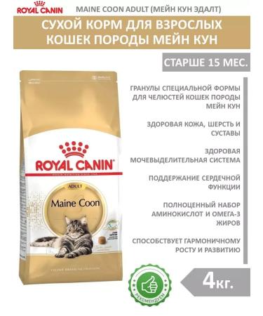 ROYAL CANIN Dry food 4 kg for cats Maine Coon (Maine Coon)