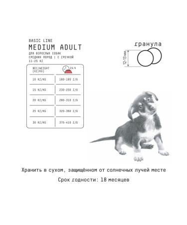 AJO Dry food for dogs of medium breeds 2kg - Buy Online on GoSupps.com