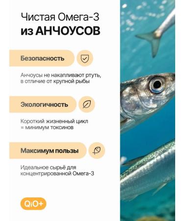 QiO Omega -3 with Astaxantin 6mg+ A D3 E - 60 capsules fish oil - Buy Online on GoSupps.com