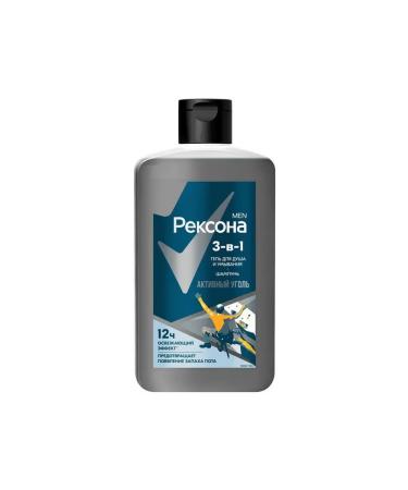 REXONARexona Shower gel 3B1 "Active coal" 490 ml - Buy Online on GoSupps.com