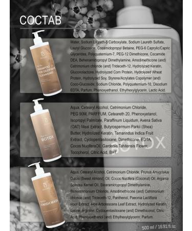 BRAZILIKA Botox set for hair restoration 3 x 500 ml - Buy Online on GoSupps.com