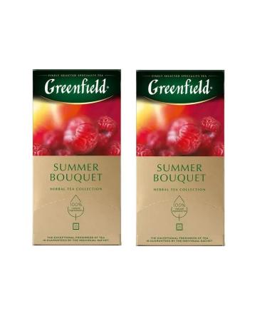 Greenfield Tea Summer Bouquet fruit 25 bags 2 packs