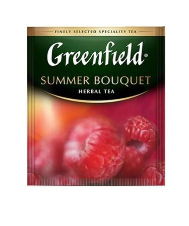 Greenfield Tea Summer Bouquet fruit 25 bags 2 packs - Buy Online on GoSupps.com