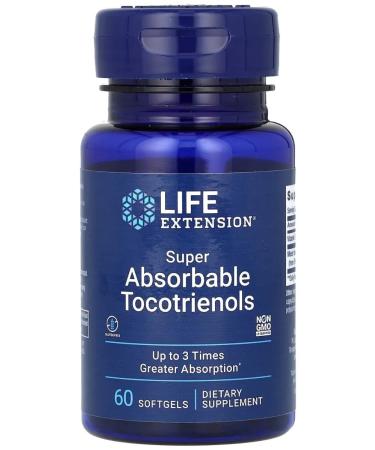 Life extension Uperaborbic Tokotrienols 60 capsules