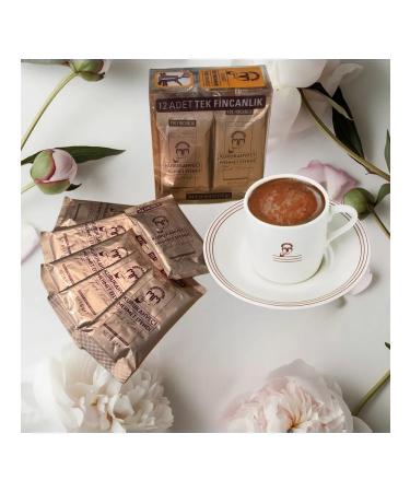 Mehmet Efendi Kurukahveci Turkish Coffee Mehmet Efendi ground 4 packages 12 pcs x 6gr - Buy Online on GoSupps.com