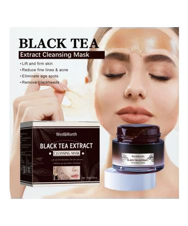 West & Month Mask made of black tea cleans pores - Buy Online on GoSupps.com