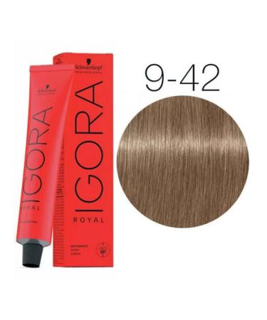 Schwarzkopf Professional Igora Royal 9-42 Blond Beige Persistent Creaming