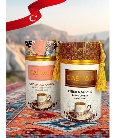 Turkish coffee Casvaa 250 grams with chocolate - Buy Online on GoSupps.com
